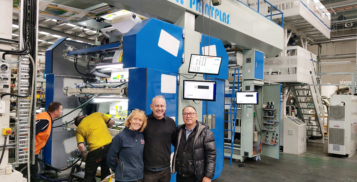 8 Colors In-line Flexographic Printing Machine in Australia