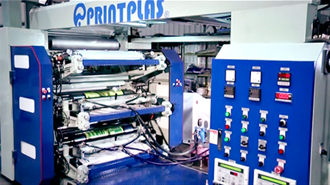PKF1000-6 6 Colors high speed Stack flexo printing machine